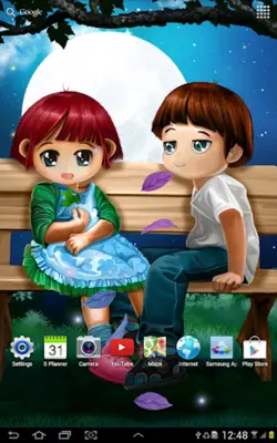 Romantic Live Wallpaper android App screenshot 0